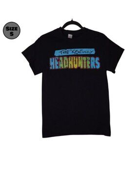 The Kentucky Headhunters Logo USED Shirt (S, Black, Country, Rock)